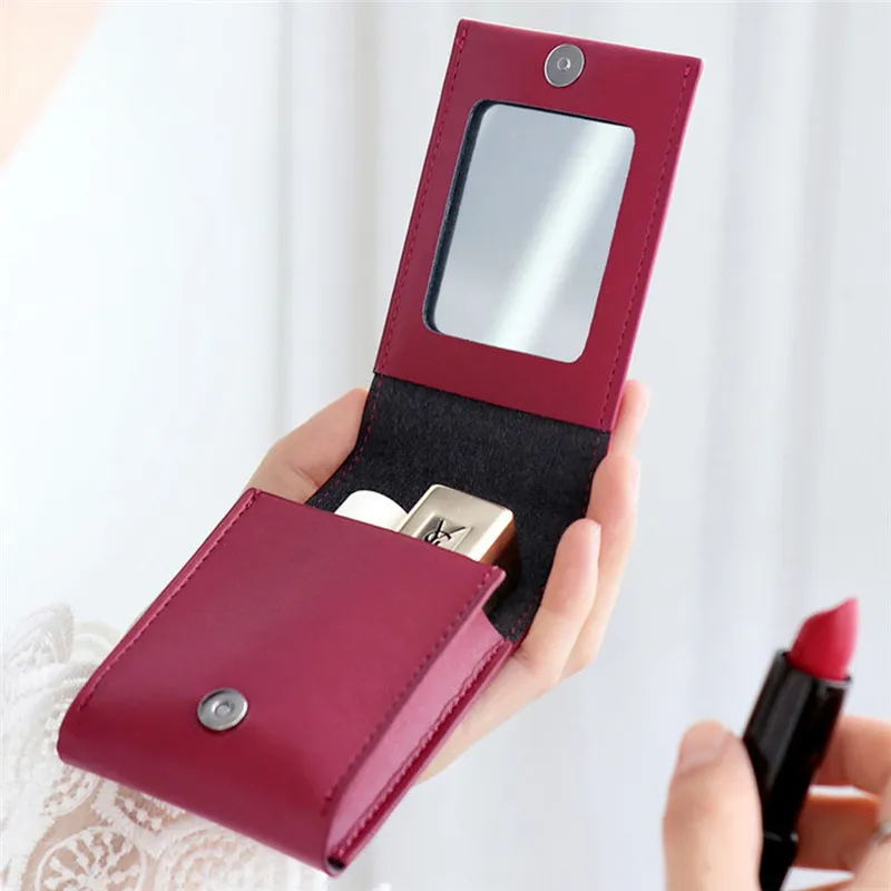 Bolsa de Maquillaje Mini de Viaje Estuche de Cosméticos para Labios Bolsa de Brillo Labial