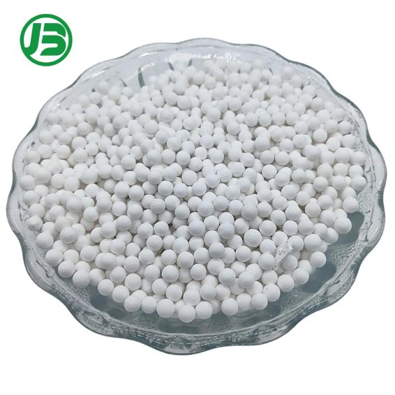 Bolas de cerámica de alúmina activada de bajo polvo protegen válvulas y tuberías &le; 0.5% Pérdida por atrición