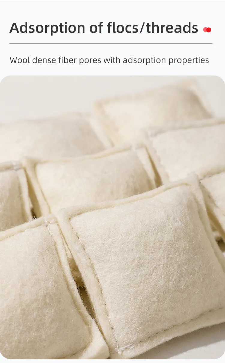 Bolas de lana secadoras creativas para la eliminación de cabello y anti enredos, secado rápido para baños