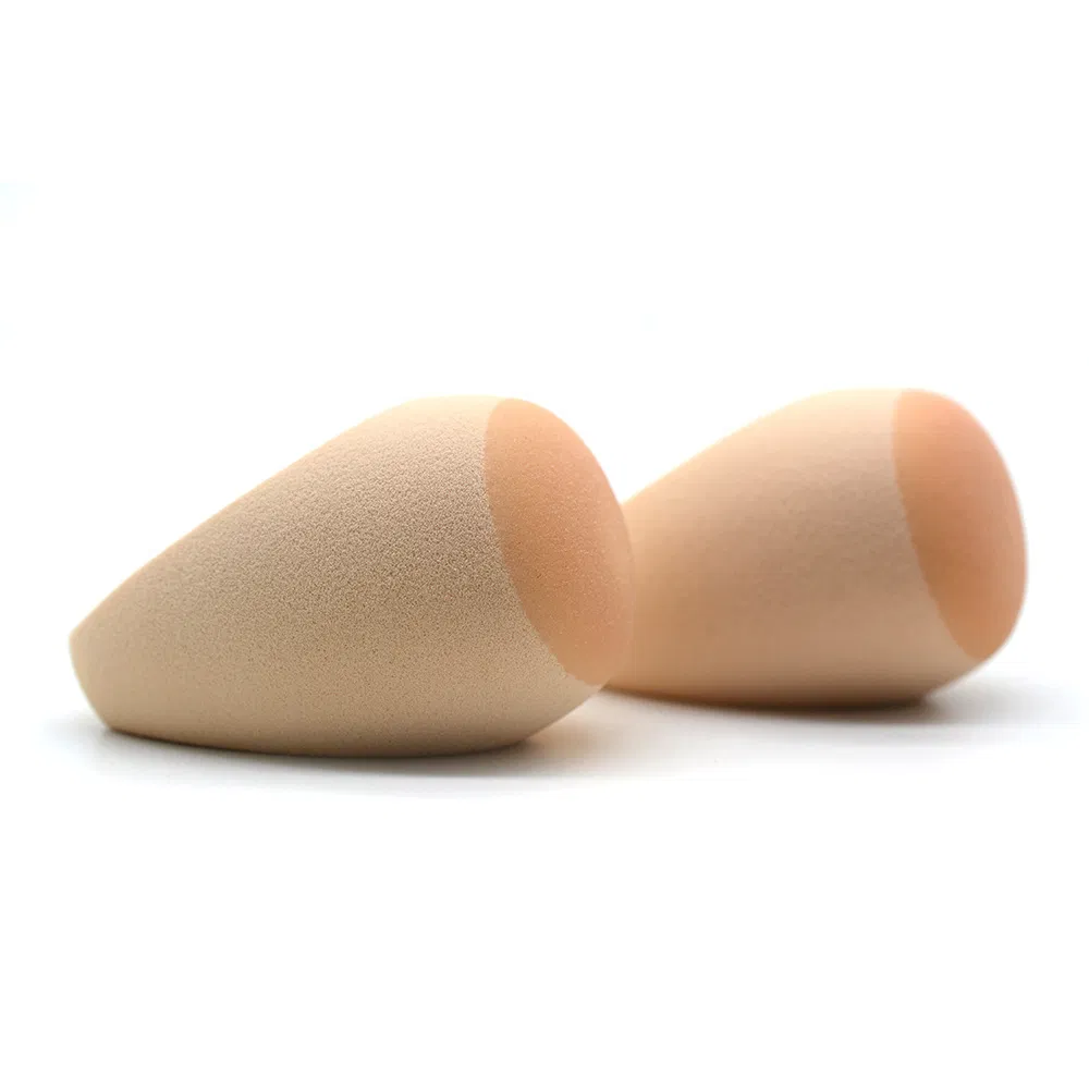 Fondo recubierto de silicona, puff de maquillaje antibacteriano, adecuado para base líquida, esponja extra suave, huevo de maquillaje
