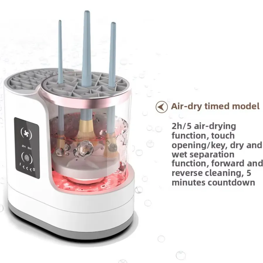 Máquina de limpieza automática portátil limpiadora eléctrica de brochas de maquillaje