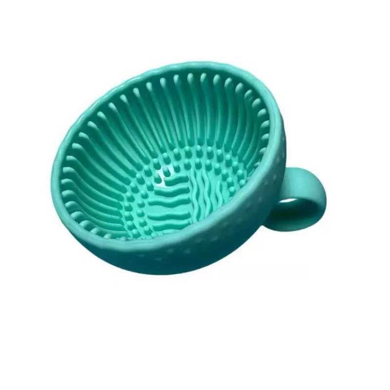 Herramientas de belleza de silicona al por mayor de fábrica, conveniente cuenco de lavado, limpiador de brochas de maquillaje