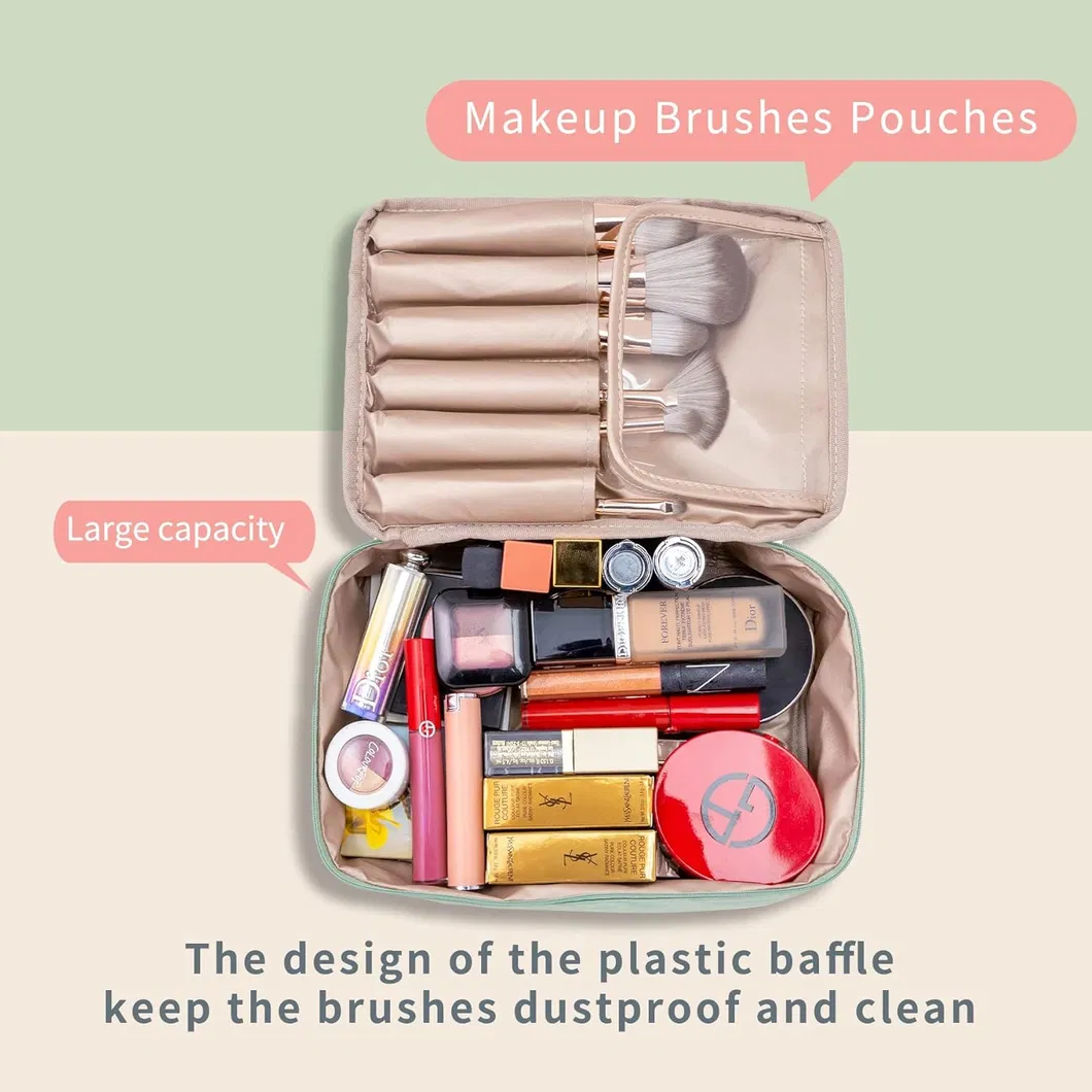 Organizador de Maquillaje Impermeable y Elegante para Viajes y Gimnasio
