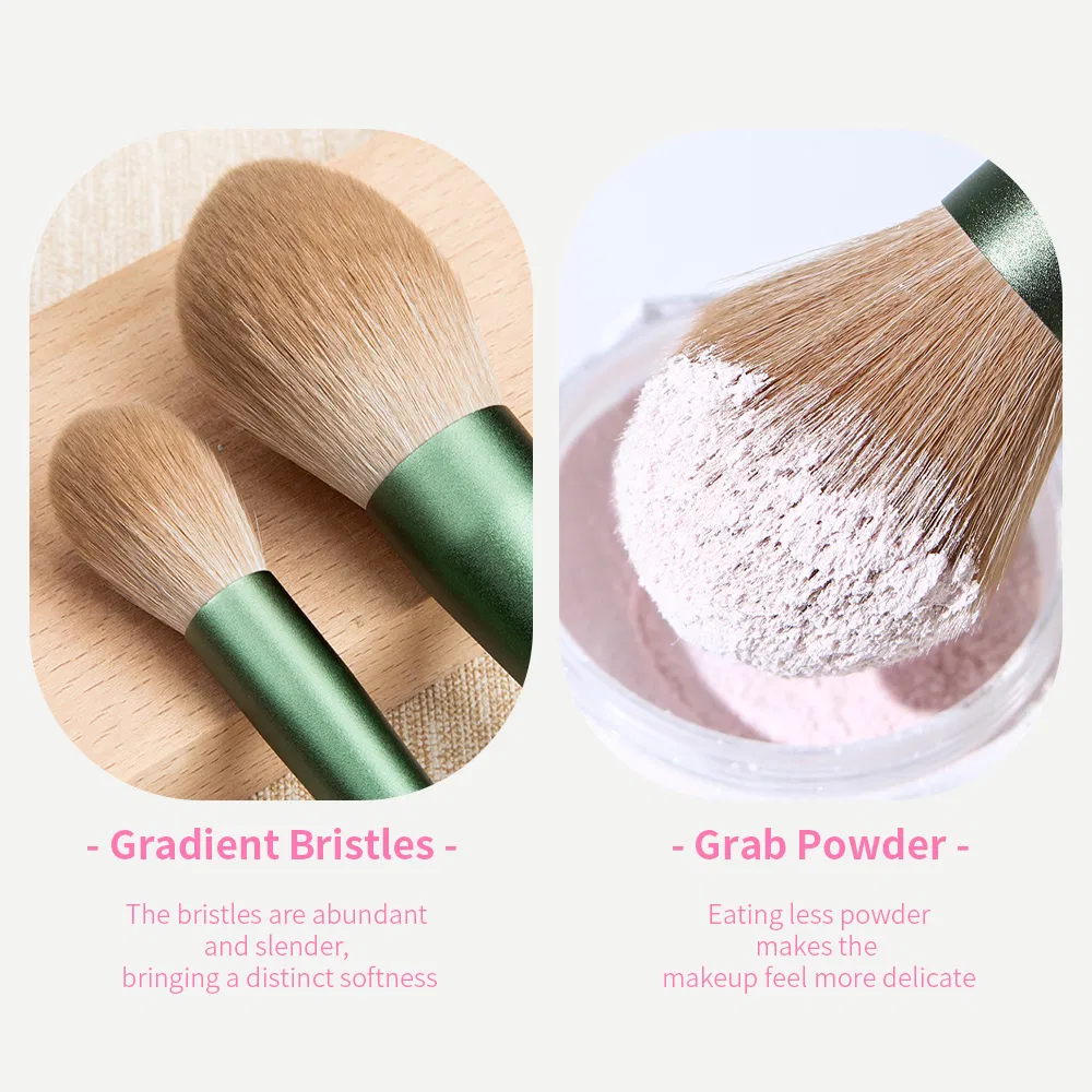 10PCS Juego de Brochas de Maquillaje