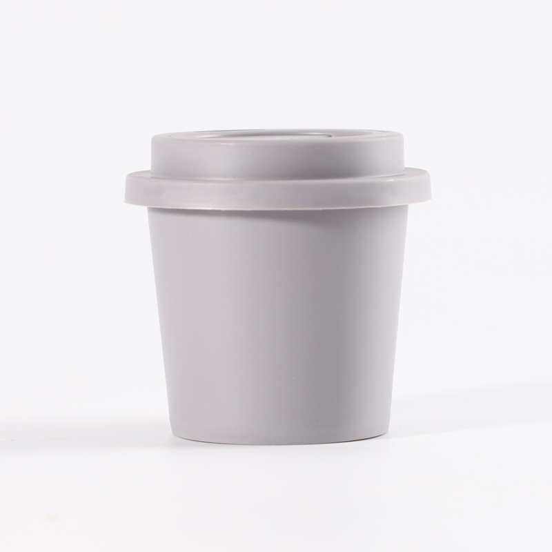 Esponja de Maquillaje Caliente con Soporte de Almacenamiento en Forma de Taza de Café para Esponja, Esponja Profesional para Base y Corrector Cosmético