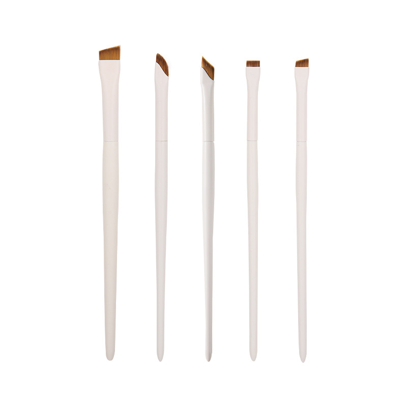 72# Brocha de Contorno de Ventilador Profesional para Rubor, Iluminador, Bronceador y Contorno, Brocha de Polvo Suave de Pelo Sintético para Esculpir