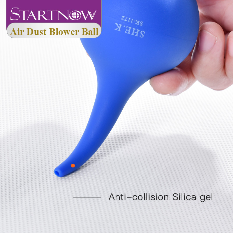 Inicio Fuerte Soplador de Aire de Goma Azul Herramienta de Limpieza de Látex para Quitar Polvo