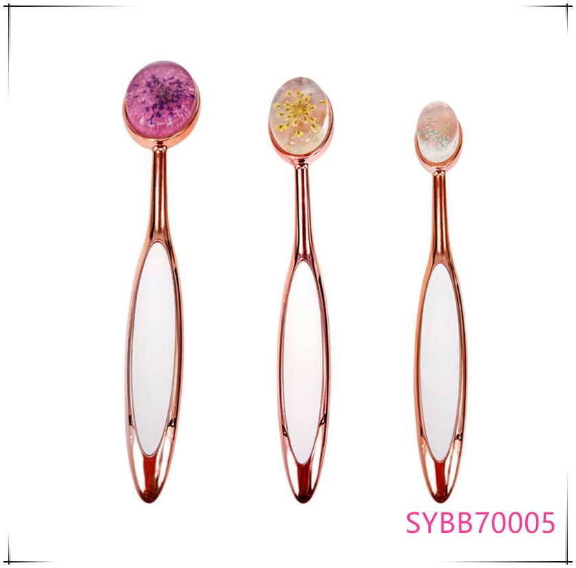 Esponja de maquillaje de silicona en forma de cepillo de dientes