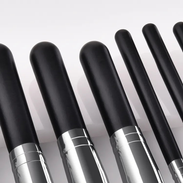 10PCS Conjuntos de Pinceles de Maquillaje, Kit de Pinceles de Maquillaje de Fundación Sintética Premium para Polvo Facial, Rubor, Sombra de Ojos y Kabuki