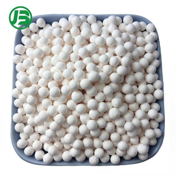 Bolas de cerámica de alúmina activada de bajo polvo protegen válvulas y tuberías &le; 0.5% Pérdida por atrición