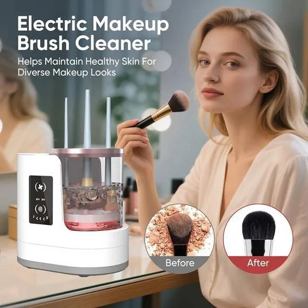 Limpiador de brochas eléctrico detalle 1