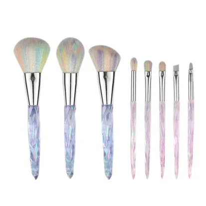 Conjunto de brochas de maquillaje de lujo para cosméticos, base, polvo, rubor, sombra de ojos, corrector, labios y ojos