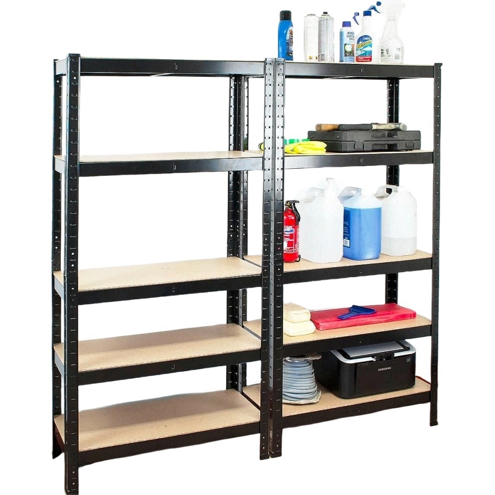 Wholesale Heavy-Duty Steel Metal Boltless Shelf Rack Corrosion Protected Garage and Home Use Storage Racks Stacking Estantes