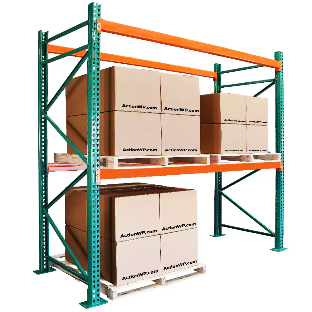 Industrial Heavy Duty Teardrop Pallet Racking System Durable Steel Corrosion Protection 10 Year Warranty Boltless Design CE