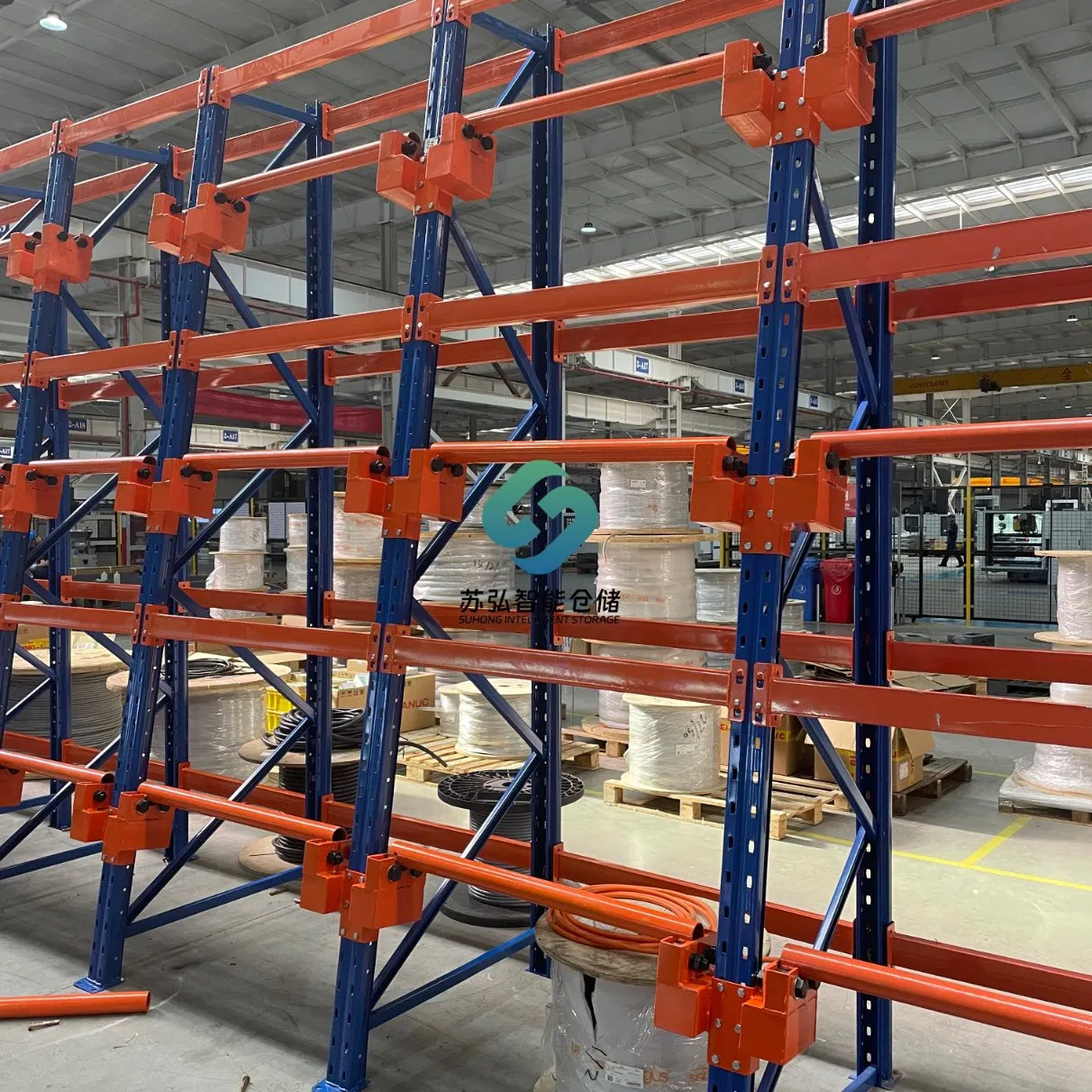 Heavy Duty Cable Reel Rack for 1-Ton Wire Drums