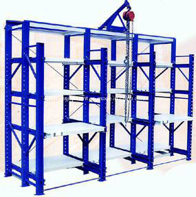 Sturdy Metal Mould Storage Rack for Efficient Organization