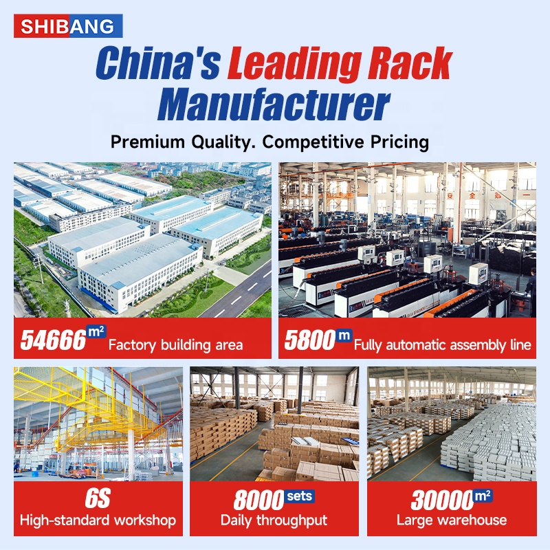 Shibang Heavy Duty Metal Pallet Storage Racking 1000kg/2000kg/3000kg Per Layer Industrial Pallet Shelving Rack