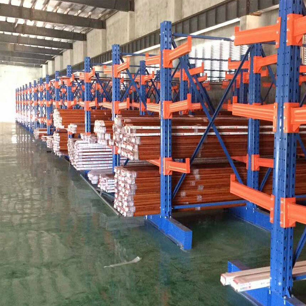 Hot-Dip Galvanized Outdoor Cantilever Rack, Anti-Corrosion Steel Pipe Storage, Saudi Vision 2030 Infrastructure Solutions.