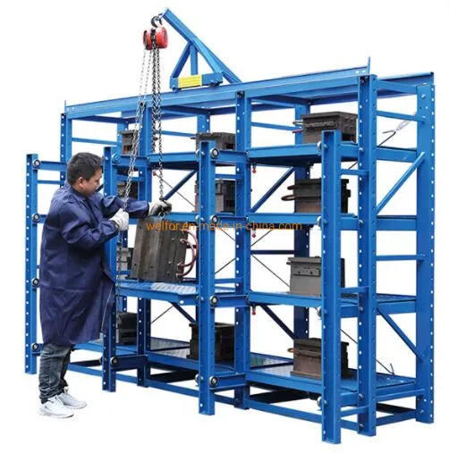 Heavy Mould Storage of Mold Racking Sliding Drawer Heavy Duty Mould Rack Shelves Mold Racking