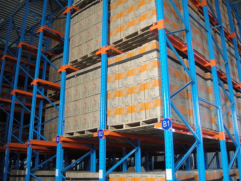 Heavy Duty Narrow Aisle Rack for Cold Storage Applications
