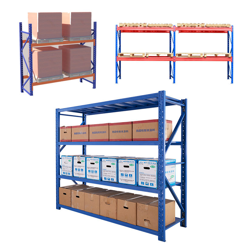 200KG 300KG 500KG Capacity Warehouse Storage Racking System Light Medium Duty Rack Durable Shelf For Garage