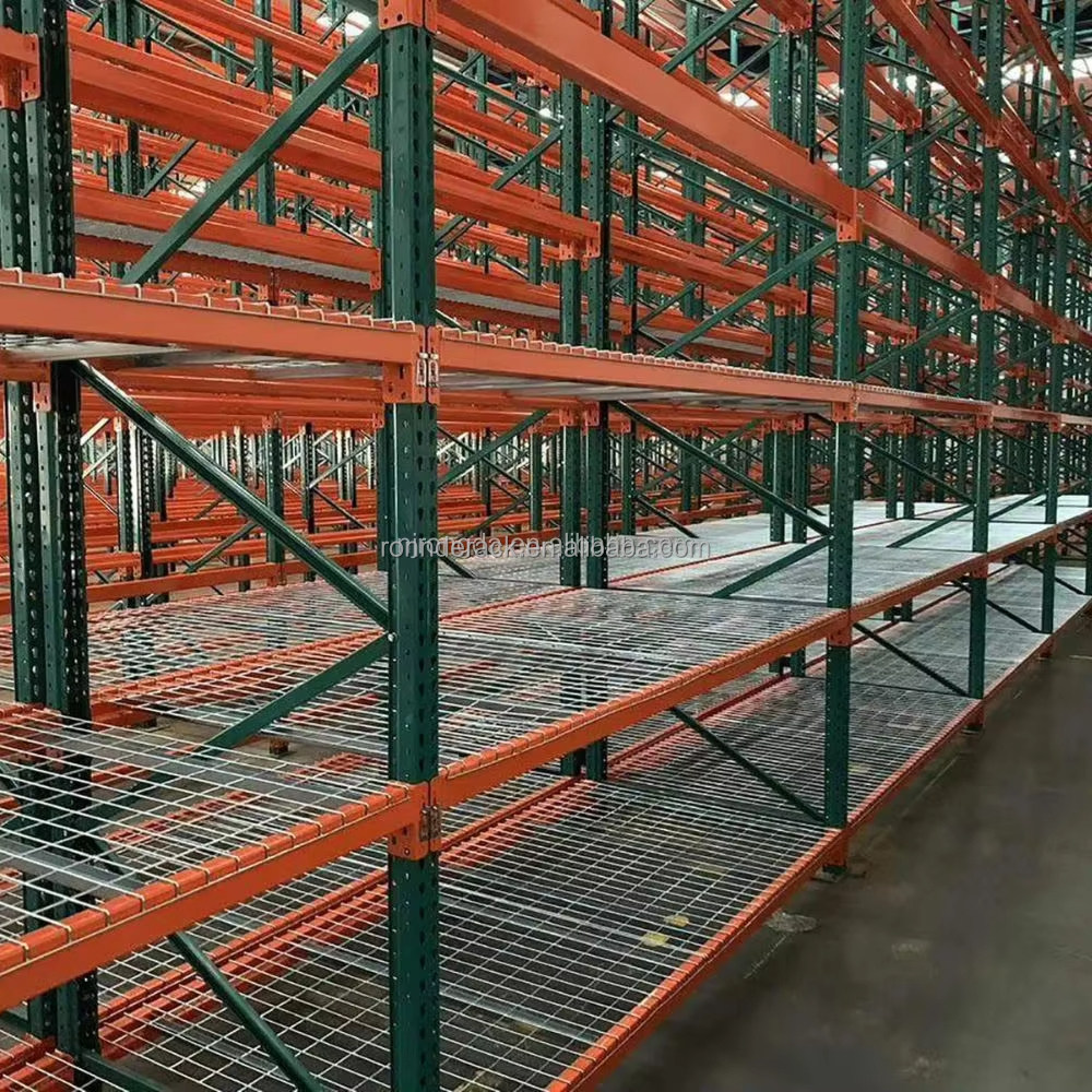 Wholesale US Upright Steel Selective Pallet Racking Teardrop Design Warehouse Storage Racks