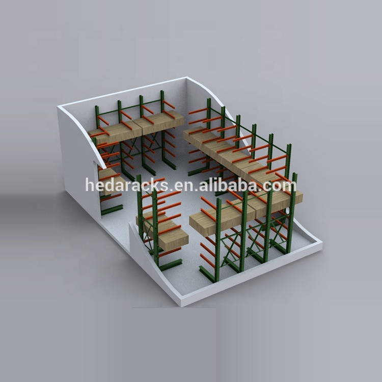 Pipe Storage Customized Warehouse Racking System Cantilever Heavy Duty Racking Warehouse Equipment Industrial Cantilever Rack