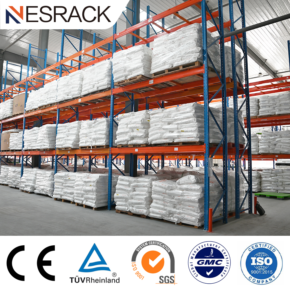 Industrial Warehouse Storage Rack Adjustable Custom 800-3000kg/Level Load Capacity Heavy Duty Selective Pallet Racking System