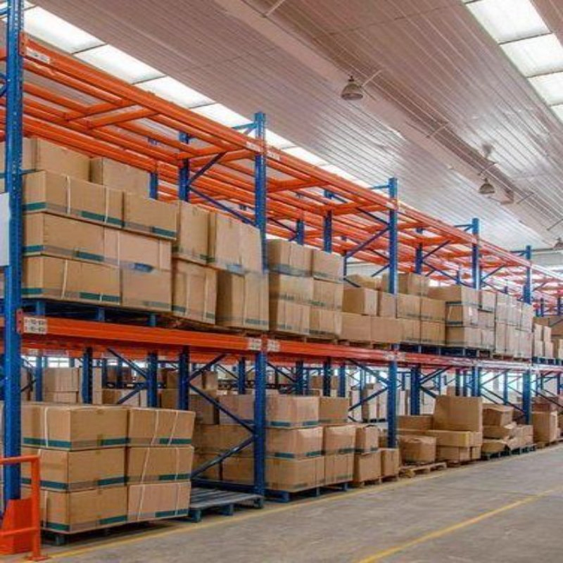 Heavy Duty Selective Pallet Racking System for Large Industrial Warehouse Steel Shelves with Wire Mesh Decking Industrial Storage Rack