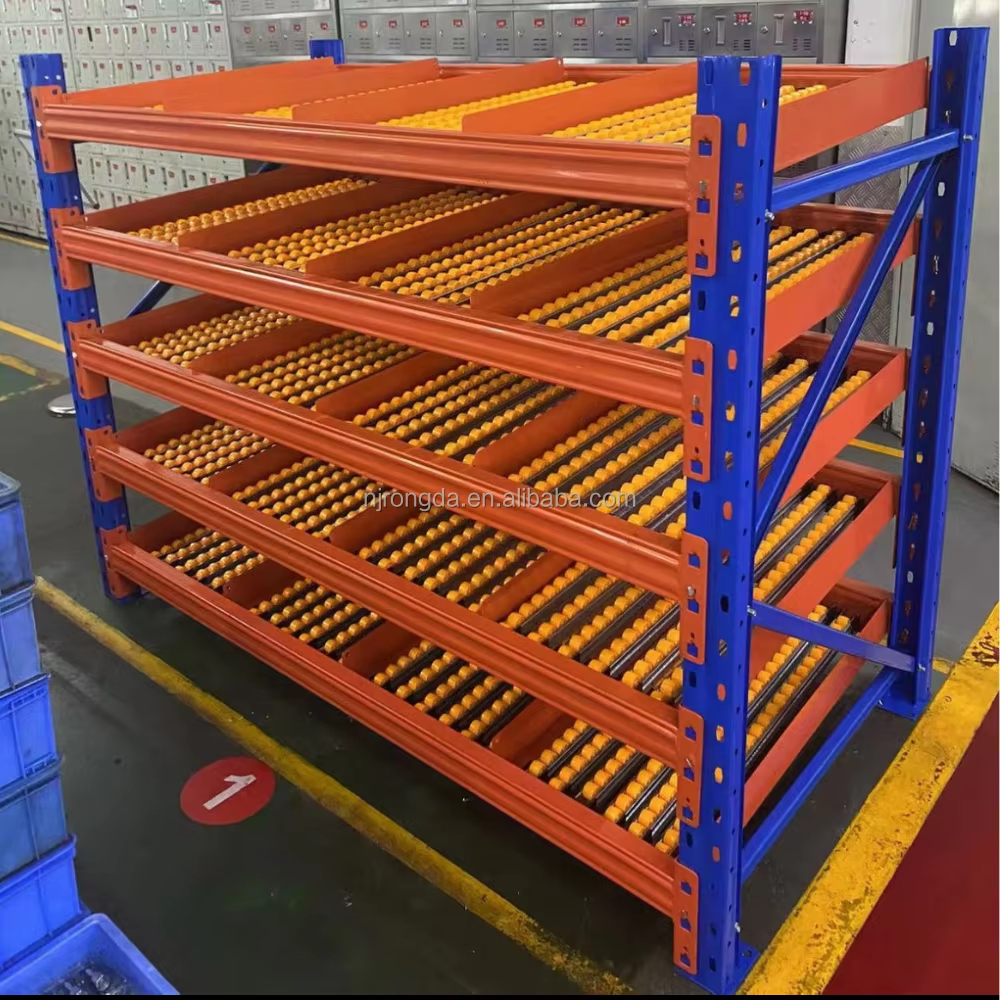 Warehouse Storage Roller Racking Carton Flow Racking High Quality Gravity Carton Flow Racking