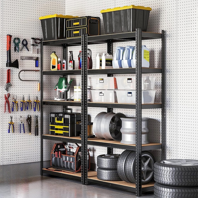 Wholesale Heavy-Duty Steel Metal Boltless Shelf Rack Corrosion Protected Garage and Home Use Storage Racks Stacking Estantes