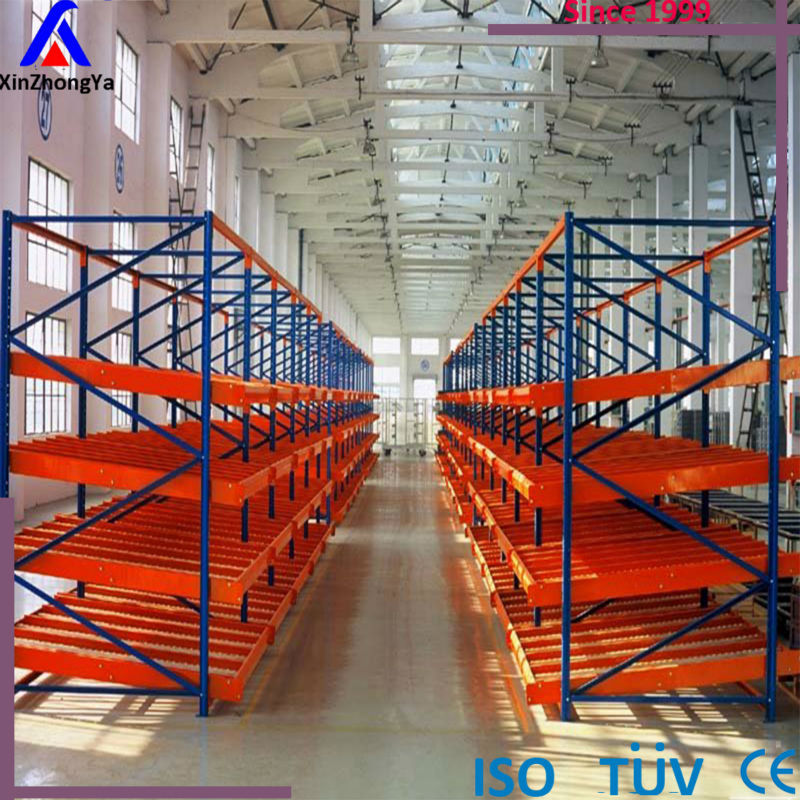 Warehouse Gravity Flow Shelving for Carton Flow Racking Mobile Carton Storage Stand