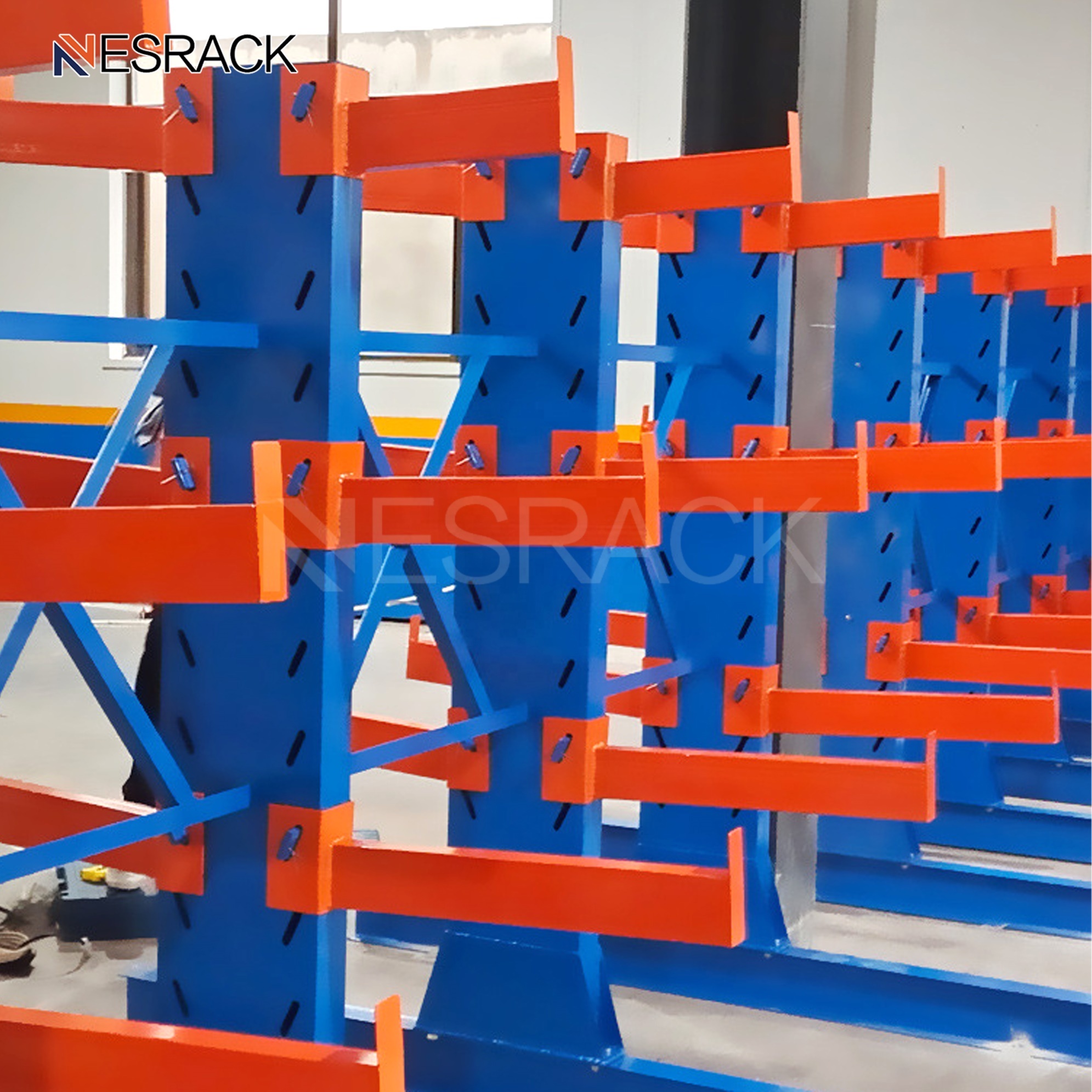 NESRACK Best Price Structural Cantilever Racking For Timber Storage Warehouse Rack For Sale