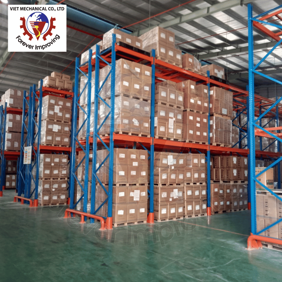 Wholesale Efficient Teardrop Design Selective Pallet Rack Steel Upright Beam for Warehouse Storage with Corrosion Protection