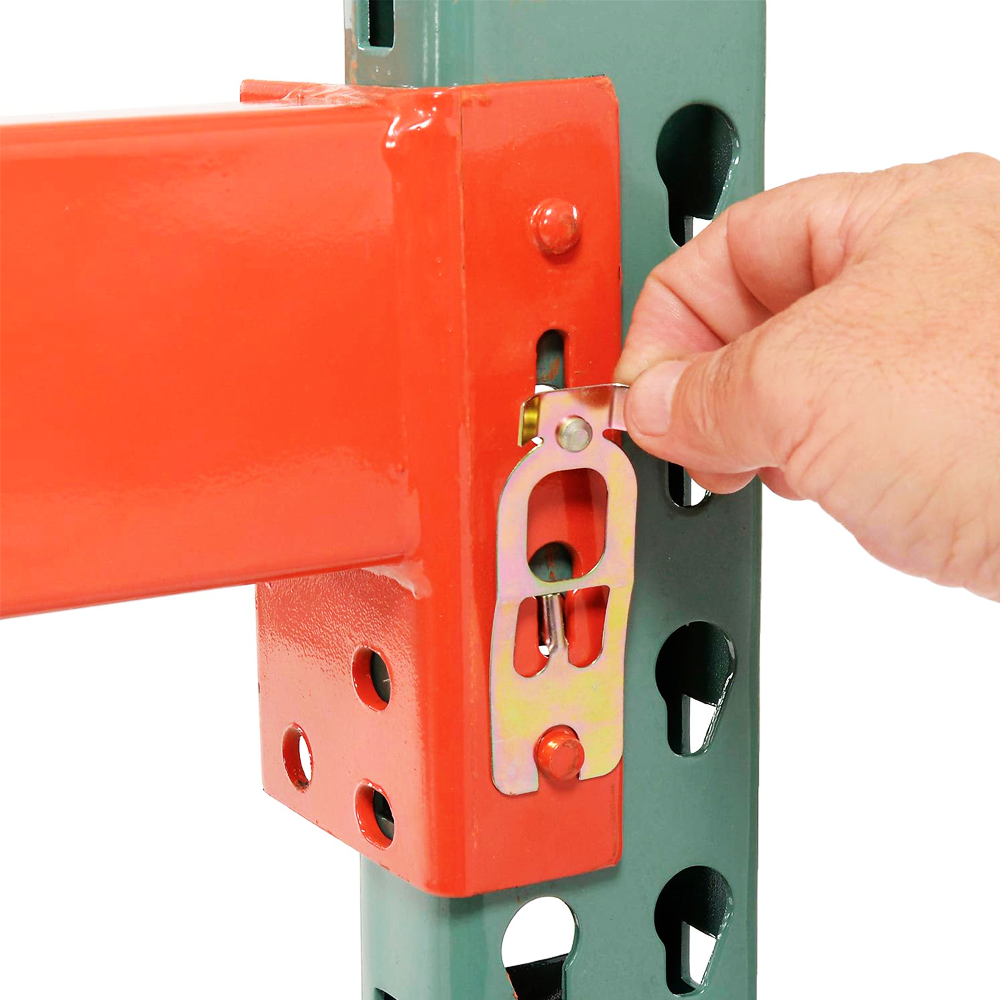 Industrial Heavy Duty Teardrop Pallet Racking System Durable Steel Corrosion Protection 10 Year Warranty Boltless Design CE