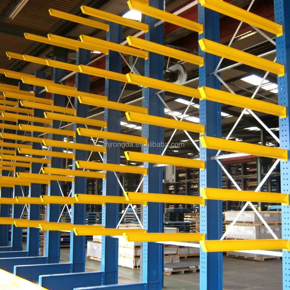 Industrial Shelving Warehouse Steel Pipe Storage Rack Heavy Duty Cantilever Racking