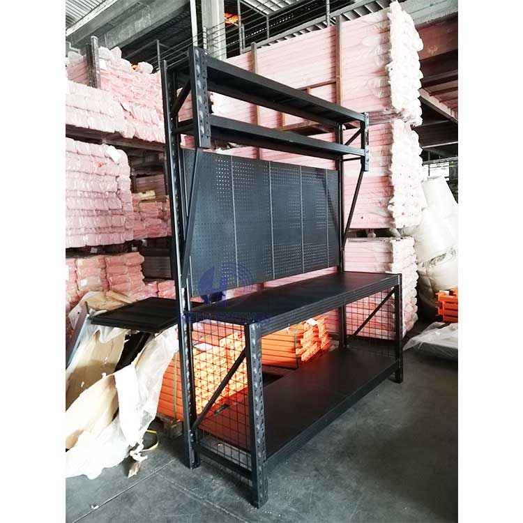 Iron Workbench for Workshop Workshop Anti-Static Operation Workbench Metal Shelving Rack Heavy Duty Storage Rack