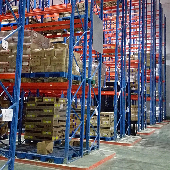 Vna Pallet Rack for Narrow Aisle Storage Without Floor Rails