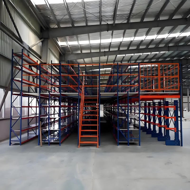Heavy Duty Steel Mezzanine Racking Multi Level Platform Bulk Storage Picking