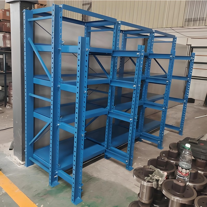 China Factory Three Column Mold Rack Space Saving Drawer Type Steel Storage for Molds
