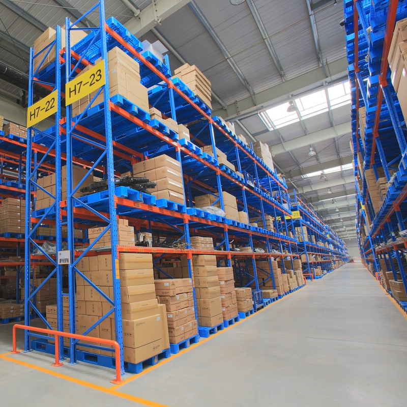 Selective Pallet Rack with Mezzanine Steel Plate or Mesh Deck Optional for Second Level for Warehouse Rack Heavy Duty Storage Rack Steel Rack