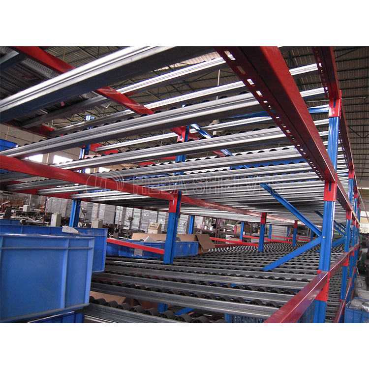 Warehouse Shelve Storage Racking Customized Gravity Roller Pallet Flow Rack