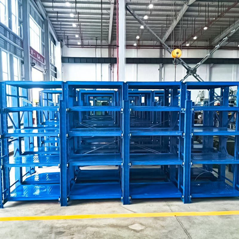 Roll out Tray with Guide Rail 1800kg Per Drawer Packaging Mould Storage Rack