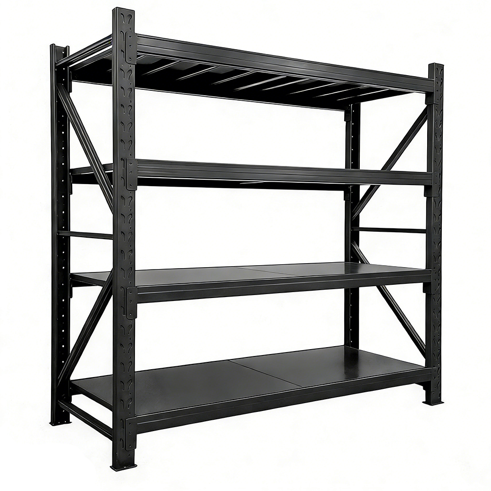 Adjustable Shelving Light Duty Warehouse Metal Storage Shelves Racks Light Heavy Weight Duty Factory Unit 100kg
