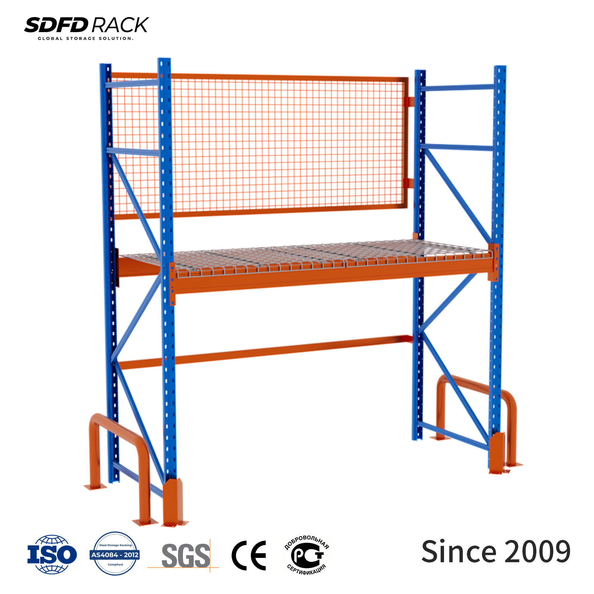 OEM ODM Durable Metal Pallet Rack Modular Assemble Heavy Industrial Storage Pallet Racking For Cold Storage Food Warehouse