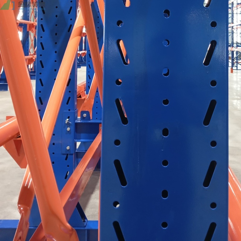 Storage High Strength Q235B Cold Rolled Steel Cantilevered Cable Reel Rack Heavy Rack Profile Cantilever Warehouse Racking