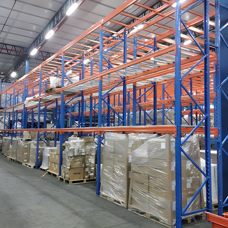 Heavy Duty Steel Pallet Rack with Durable Support Beams Customizable Logistics Storage Solution