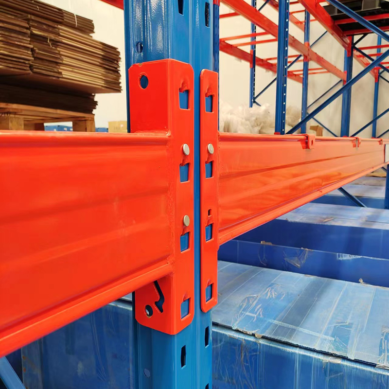 Chaoyu Brand Industrial Warehouse Drive-Through Push-Back Pallet Rack High Load Capacity Sturdy Steel Structure Corrosion