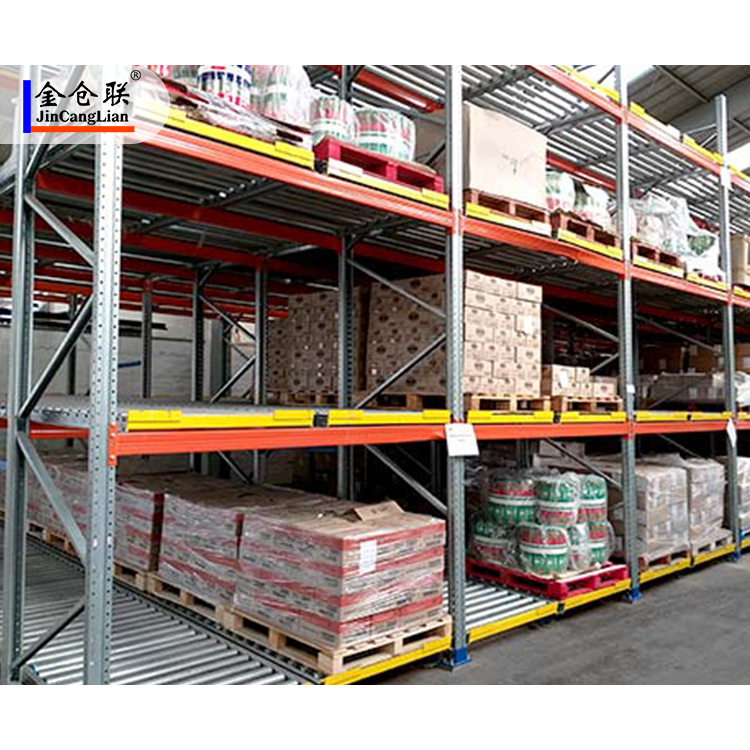 Warehouse Gravity Storage Racking Live Gravity Pallet Flow Rack Cooler Gravity Shelving and Racks
