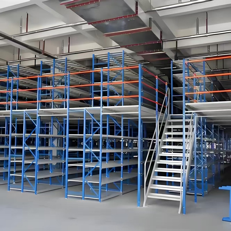 Heavy Duty Steel Mezzanine Racking Multi Level Platform Bulk Storage Picking